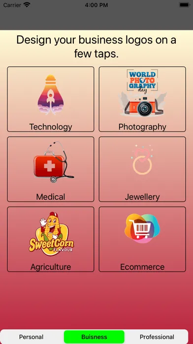 Capturas de tela do Design Logo Maker for Business