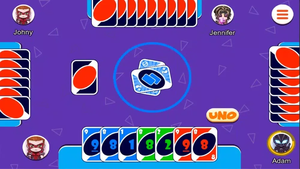 Tangkapan layar Color Card UNO