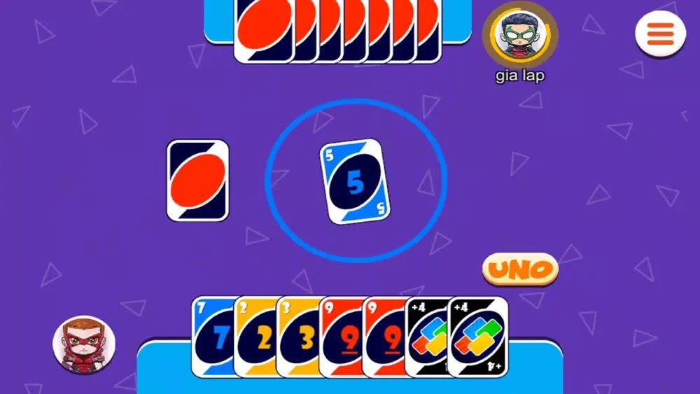 Tangkapan layar Color Card UNO