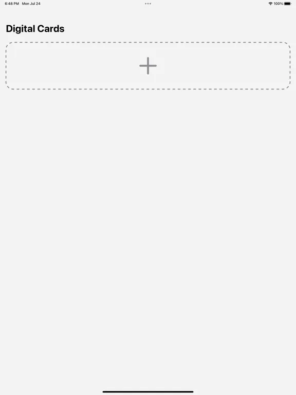 eCardify Digital business card iPad  スクリーンショット