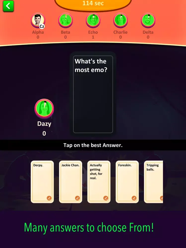 Bad Cards: Against Humanity! iPad  Ekran Görüntüleri