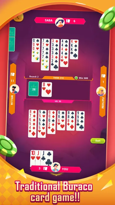 Скриншоты Buraco  Card Game