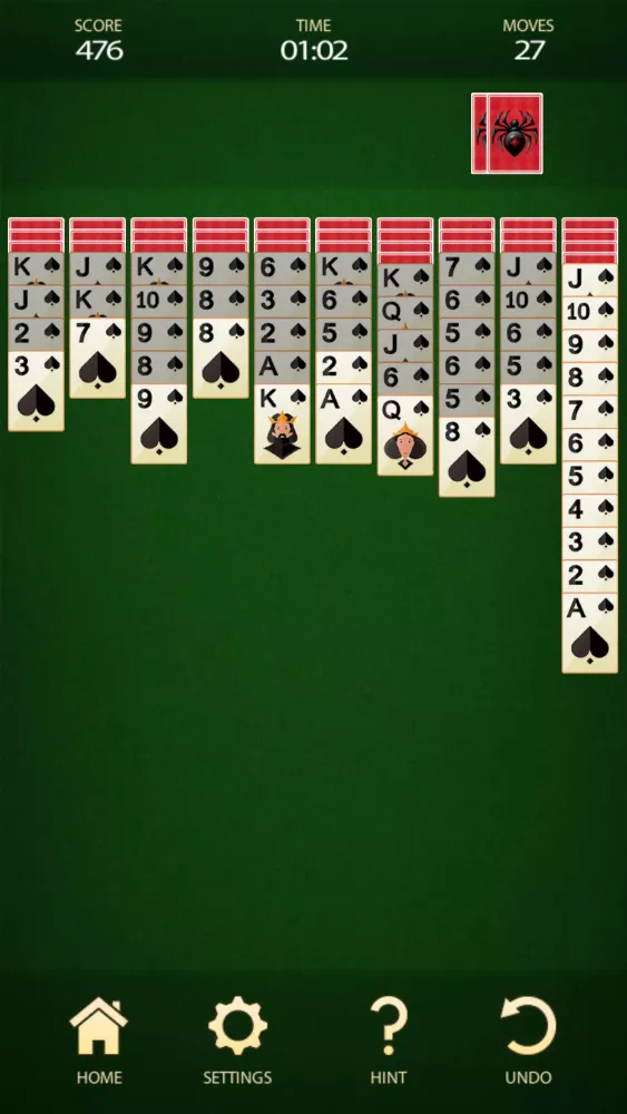 Spider Solitaire: Card Game Screenshots