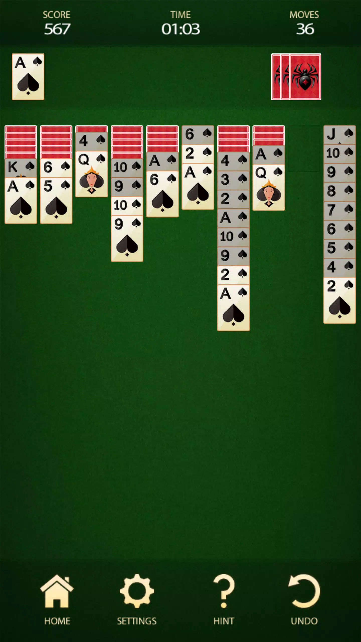 تصاویر Spider Solitaire: Card Game