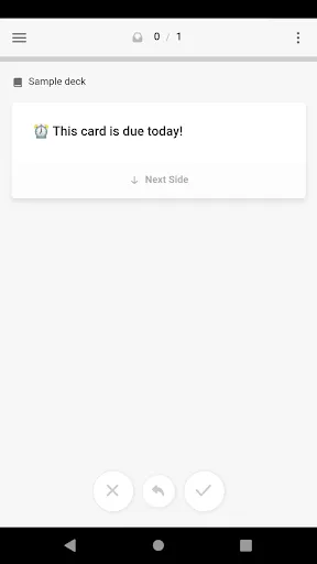 Tangkapan layar Mochi - Flashcards and notes