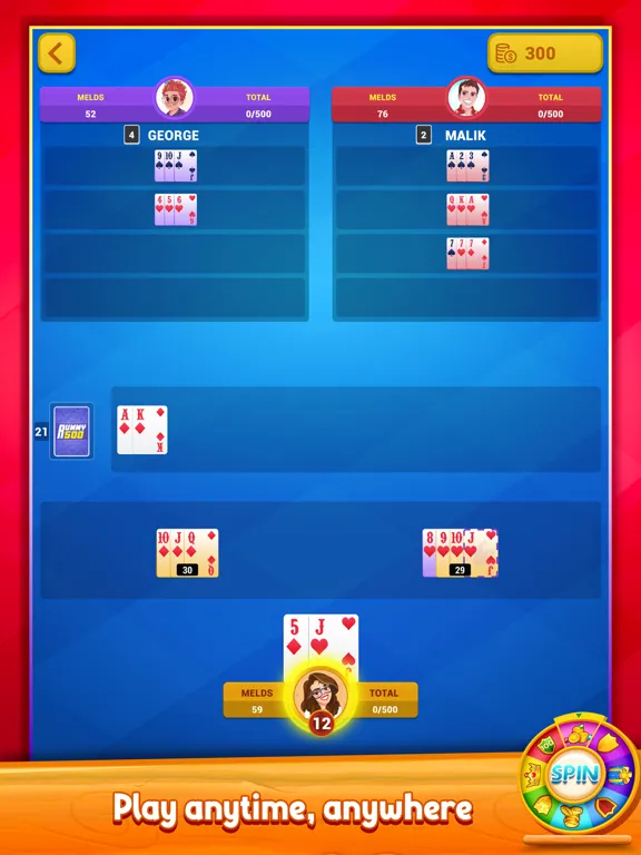 Rummy 500! iPad  스크린샷