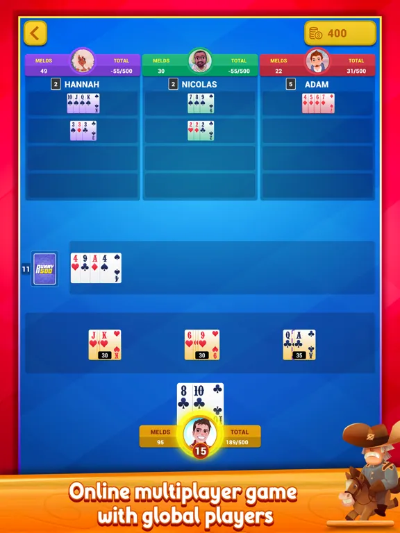 Rummy 500! iPad  스크린샷