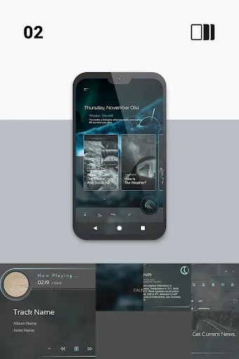 Card Shelf for KLWP スクリーンショット