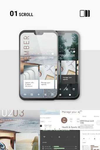 Card Shelf for KLWP スクリーンショット