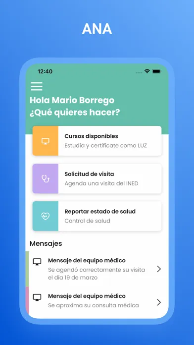 ANA Te Cuida スクリーンショット