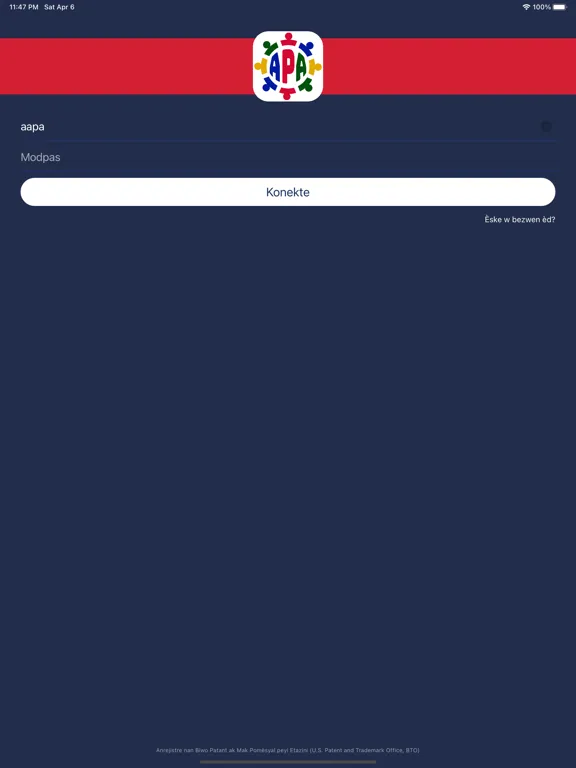 Ann Pale Ansanm iPad 应用截图