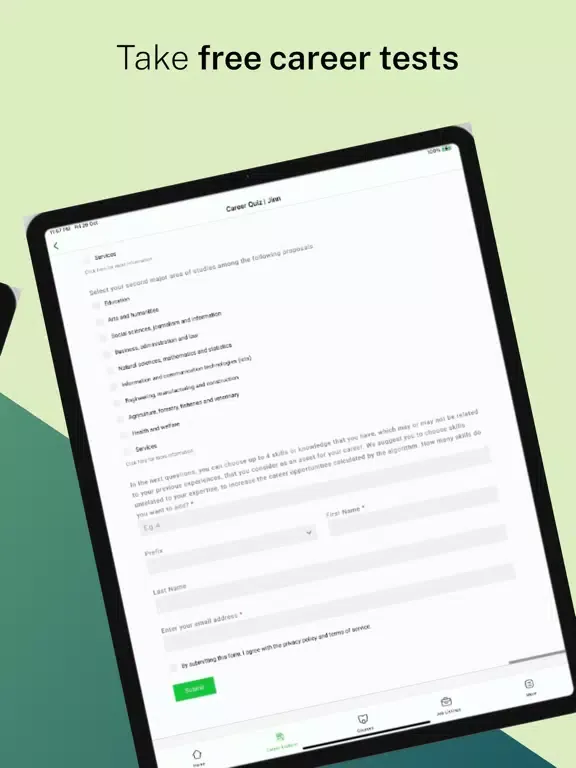 Jinn - Career Advisor iPad  Screenshots