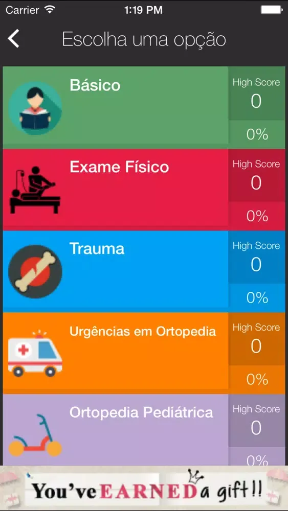Screenshot di Orthopedics! Graduação