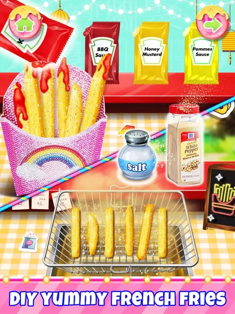 ภาพหน้าจอของ Unicorn Carnival Fair Food iPad 