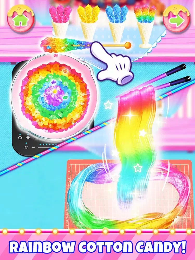 ภาพหน้าจอของ Unicorn Carnival Fair Food iPad 