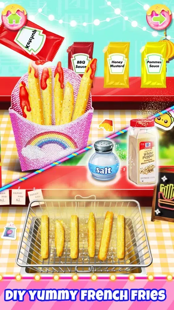 ภาพหน้าจอของ Unicorn Carnival Fair Food