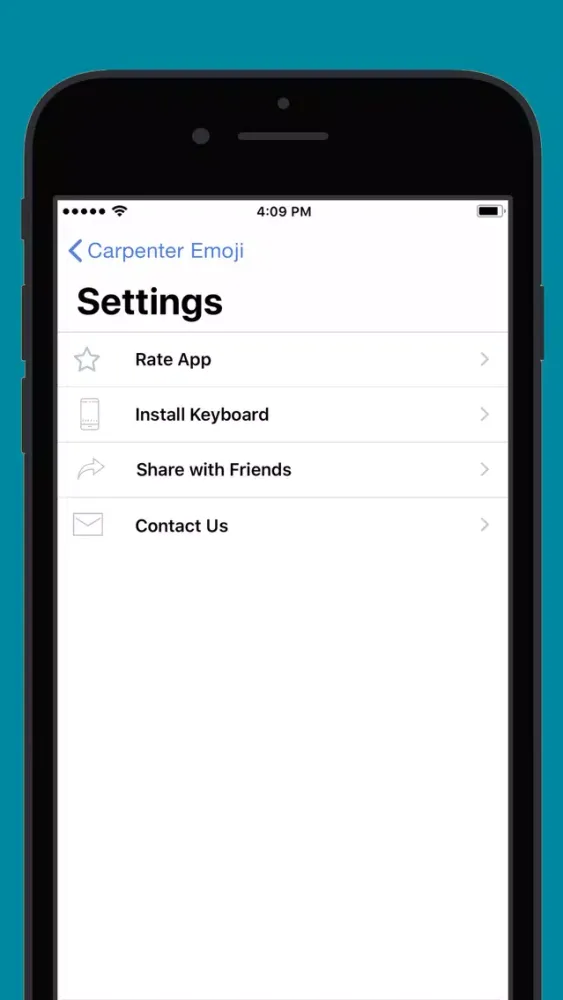 Carpenter Emoji應用截圖