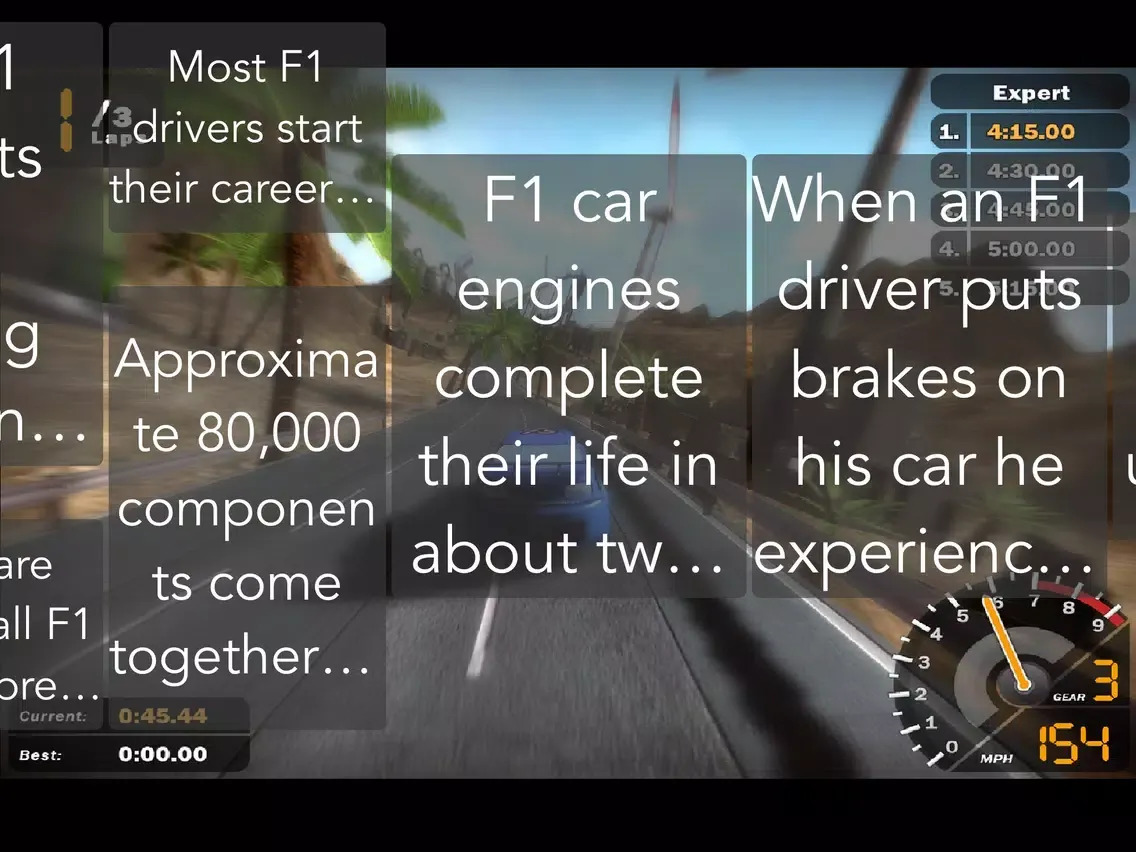 Capturas de tela do Cars Fun Racing Trivia iPad 