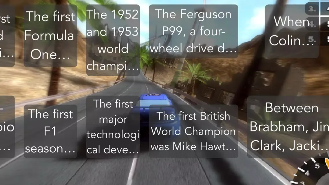 Capturas de tela do Cars Fun Racing Trivia