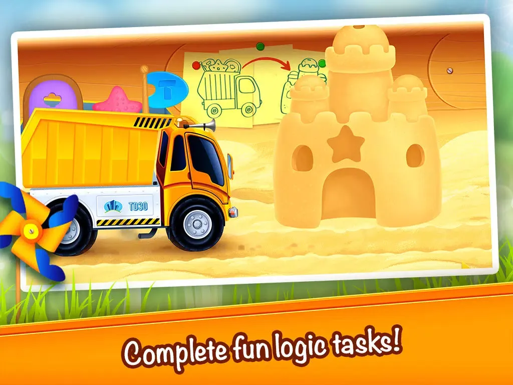 Скриншоты Cars in sandbox: Construction iPad 