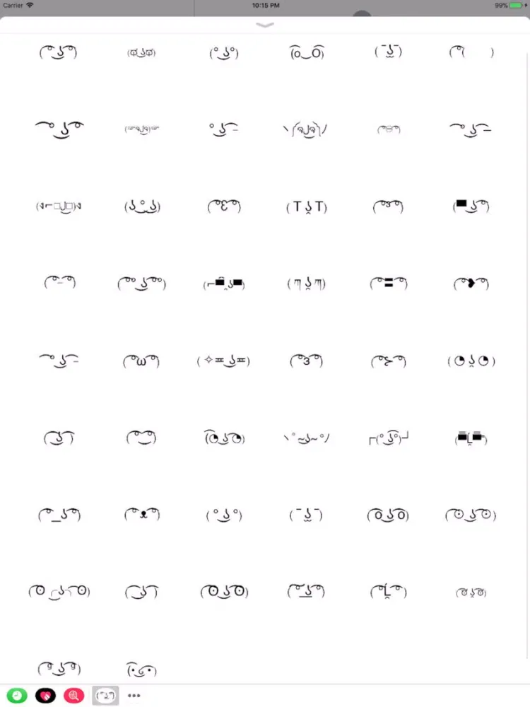 Lenny Face Stickers iPad  스크린샷