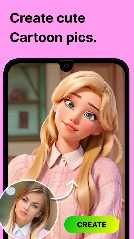 Cartoon Photo Editor - ToonAI Screenshots