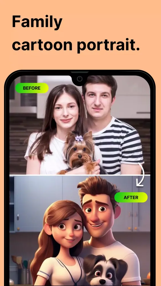 Cartoon Photo Editor - ToonAI Screenshots