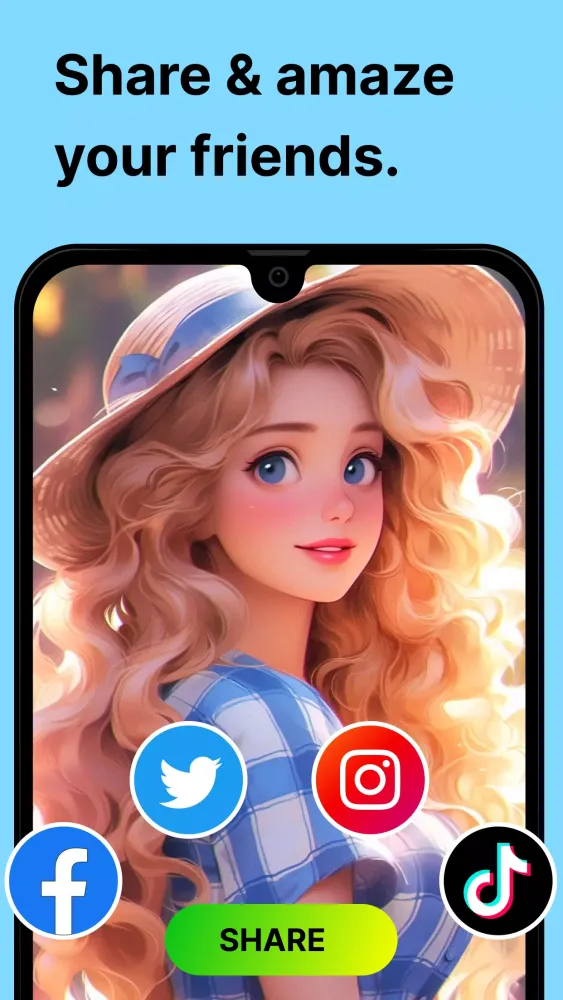 Cartoon Photo Editor - ToonAI Screenshots