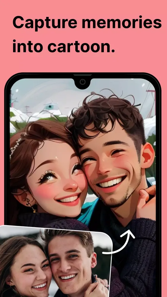 Cartoon Photo Editor - ToonAI Screenshots