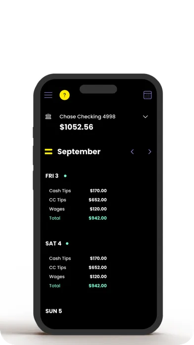 Balance: Tip & Income Tracker স্ক্রিনশট