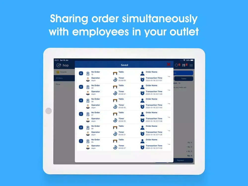 صور HOP ERP - Point of Sales iPad 