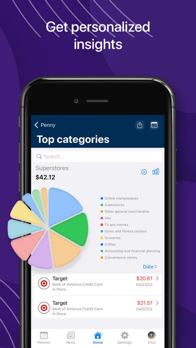 Penny - Subscription Manager 스크린샷