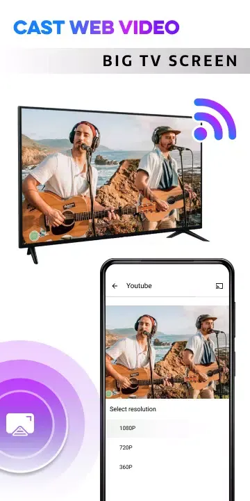 Screenshot di Cast To TV: Phone Screen to TV