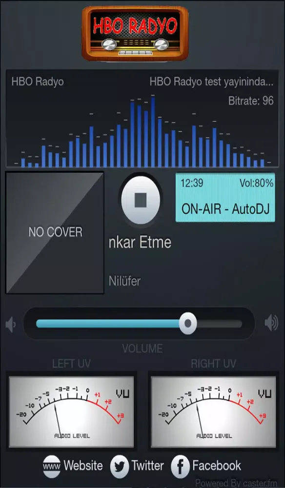 Tangkapan layar HBO Radyo