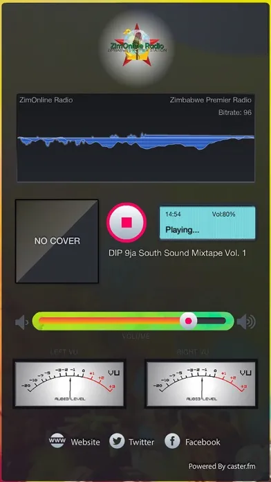 ZimOnline Radio Player Screenshots