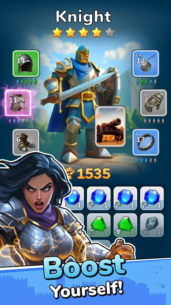 Capturas de tela do Boom Castle: Tower Defense TD