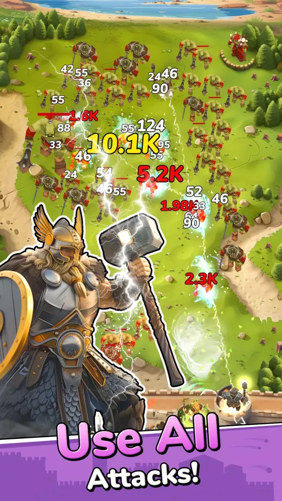 Capturas de tela do Boom Castle: Tower Defense TD