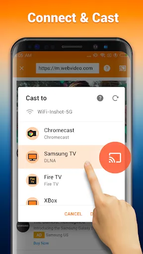 Cast to TV/Chromecast/Roku スクリーンショット