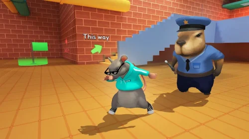 Obby Escape: Prison Rat Dance-screenshot-1