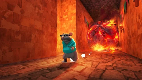 Obby Escape: Prison Rat Dance-screenshot-3
