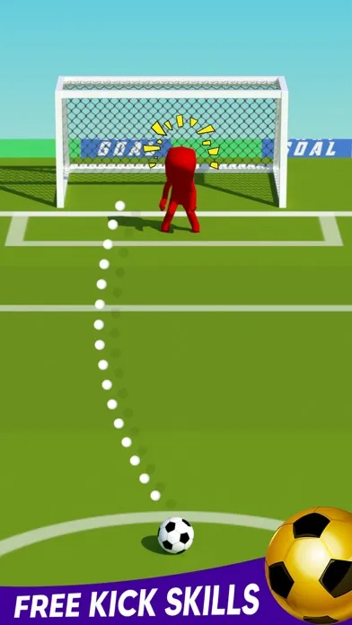 Ảnh chụp màn hình của Crazy Goal Kick Soccer Penalty