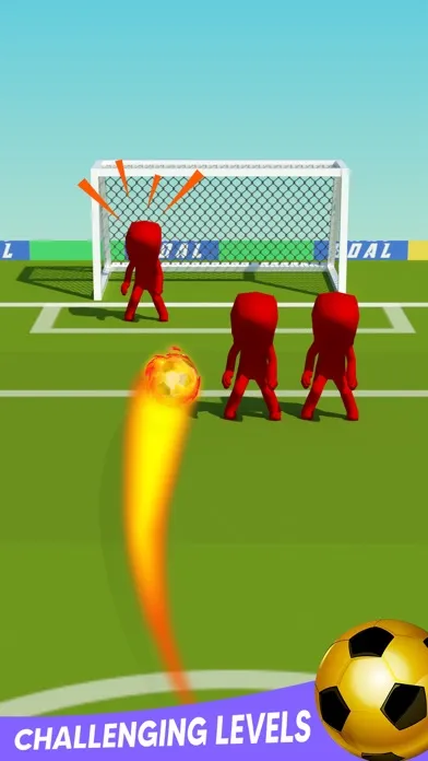 Ảnh chụp màn hình của Crazy Goal Kick Soccer Penalty