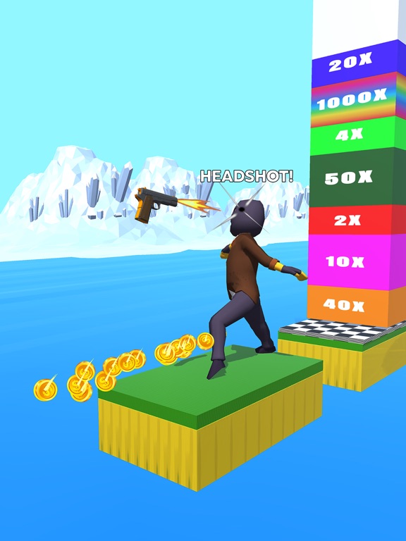 Ninja Gun - Hitty Shoot iPad  Screenshots
