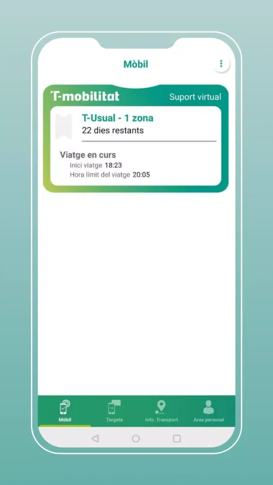 Zrzuty ekranu Cartera electrònica