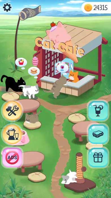 Zrzuty ekranu Cat barista: bar cooking games