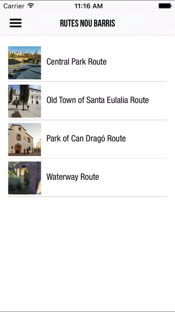 ภาพหน้าจอของ Routes Nou Barris - Discover Barcelona by walking through itineraries with offline maps