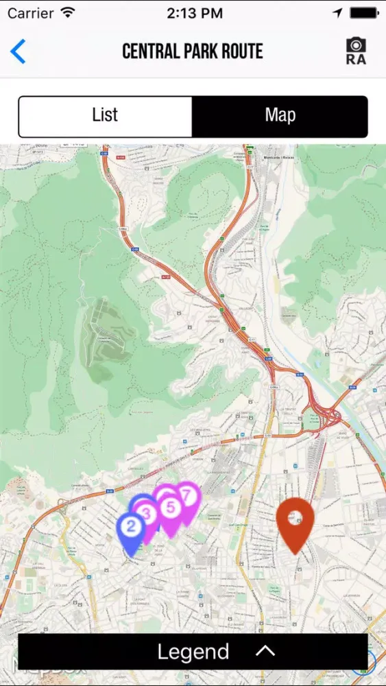 ภาพหน้าจอของ Routes Nou Barris - Discover Barcelona by walking through itineraries with offline maps