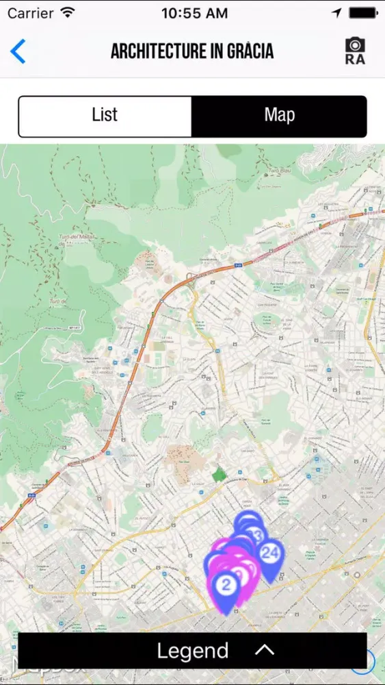 تصاویر Routes Gràcia - Discover Barcelona by walking through itineraries with offline maps