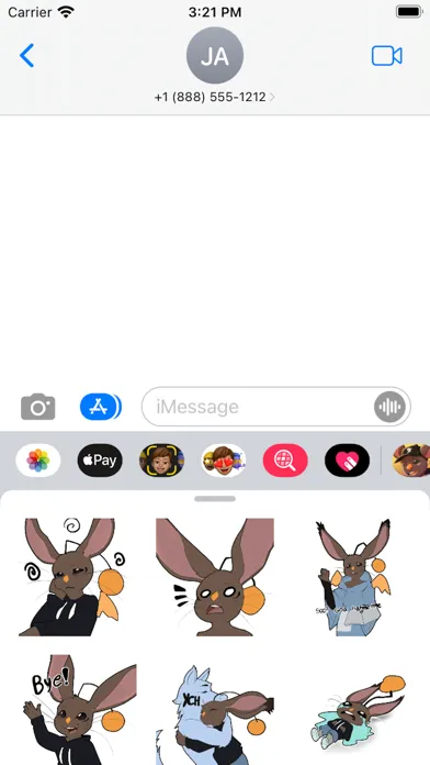 Captures d'écran de Gaz Moogle Stickers