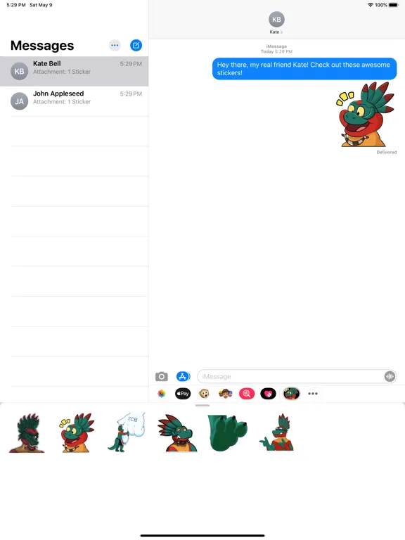 Sax Stickers iPad  Screenshots